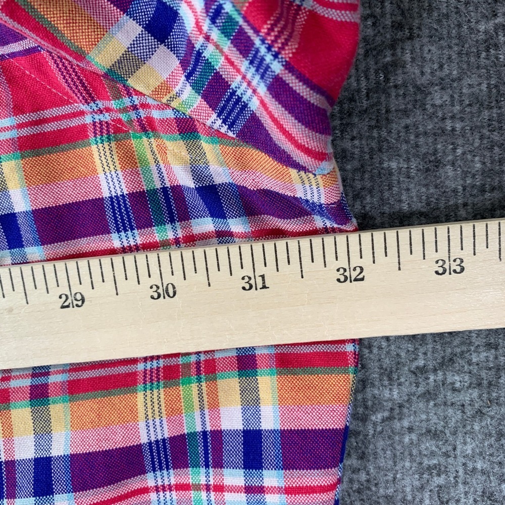 Ralph Lauren Oxford Shirt Men 3XLT Plaid Button Down Long Sleeve Classic Fit - Picture 8 of 9